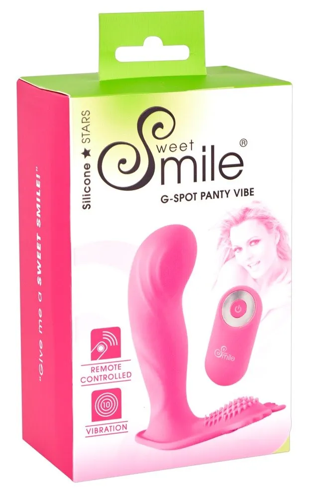 Вібратор Sweet Smile G-Spot Panty Vibe, 11,7 см (рожевий)