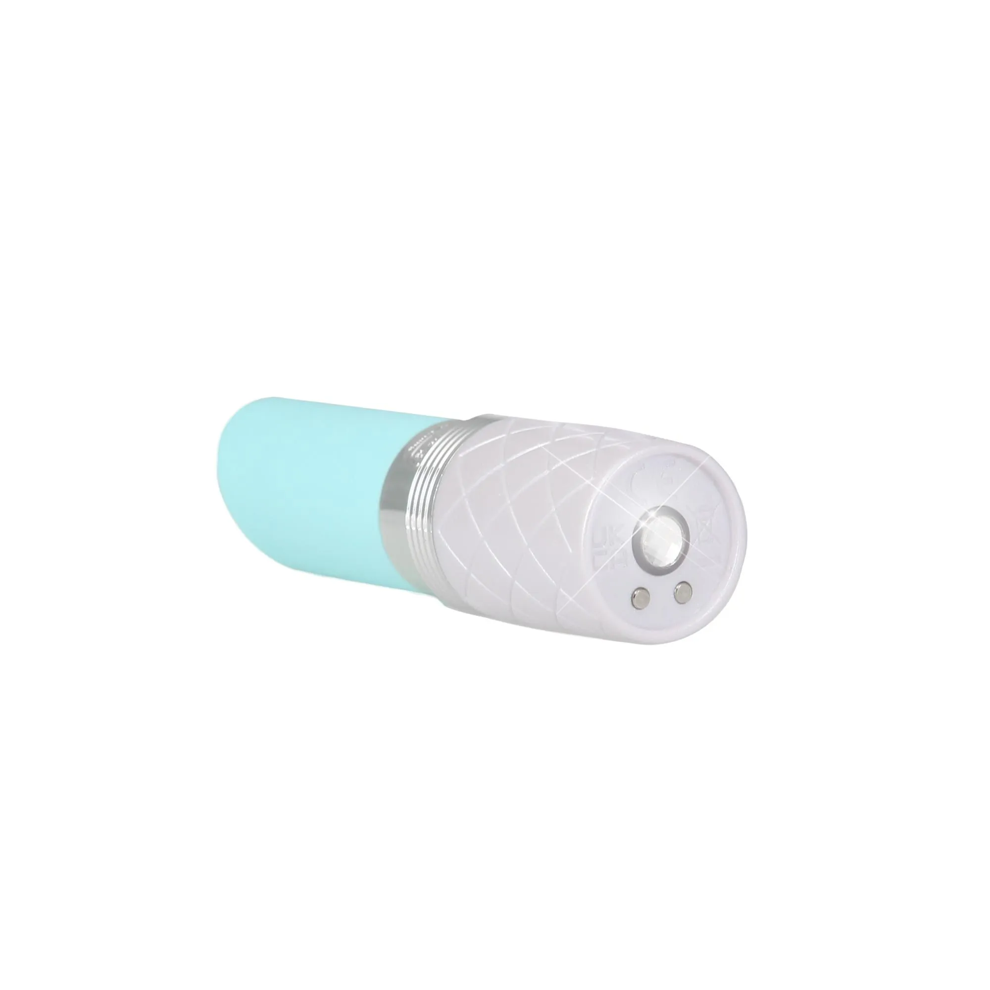 Pillow Talk Lusty Luxurious Flickering Massager - Wibrator łechtaczkowy, Turkus, 9.4 cm