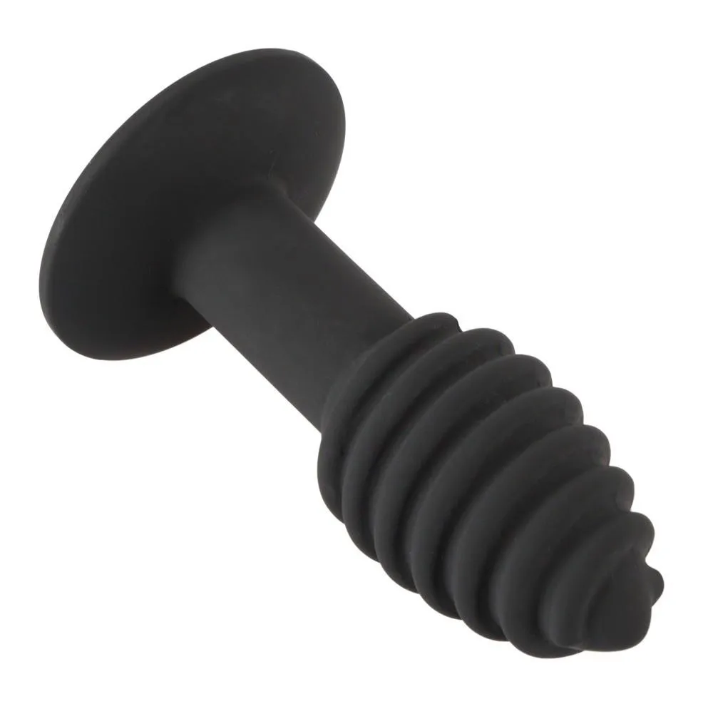 Анальная пробка с вибрацией Orion Black Velvets Twist plug, 10,7 см (черный)