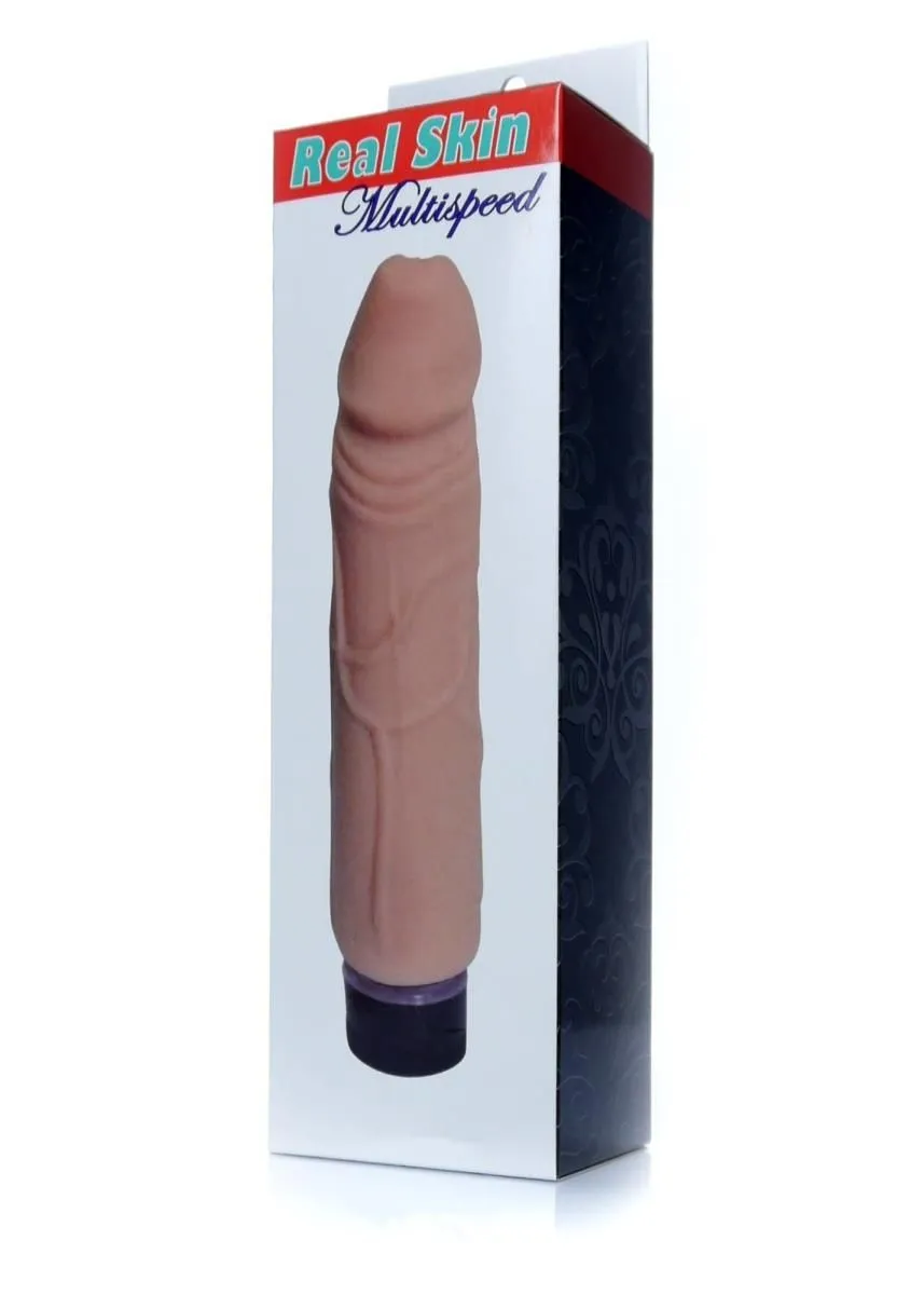 B - Series EasyLove Real Skin - Wibrator, W kolorze cielistym, 22 cm