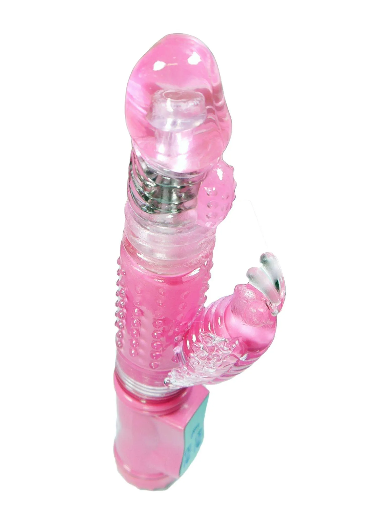 Boss Series Rabbit Massager - Wibrator królik, Różowy, 24.5 cm