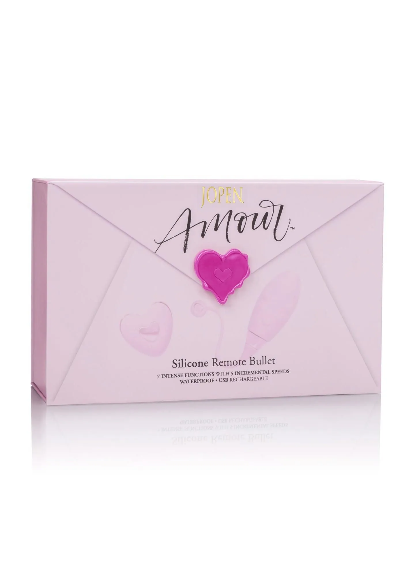 Віброяйце Amour Silicone Remote Bullet, 7,5 см (рожевий)