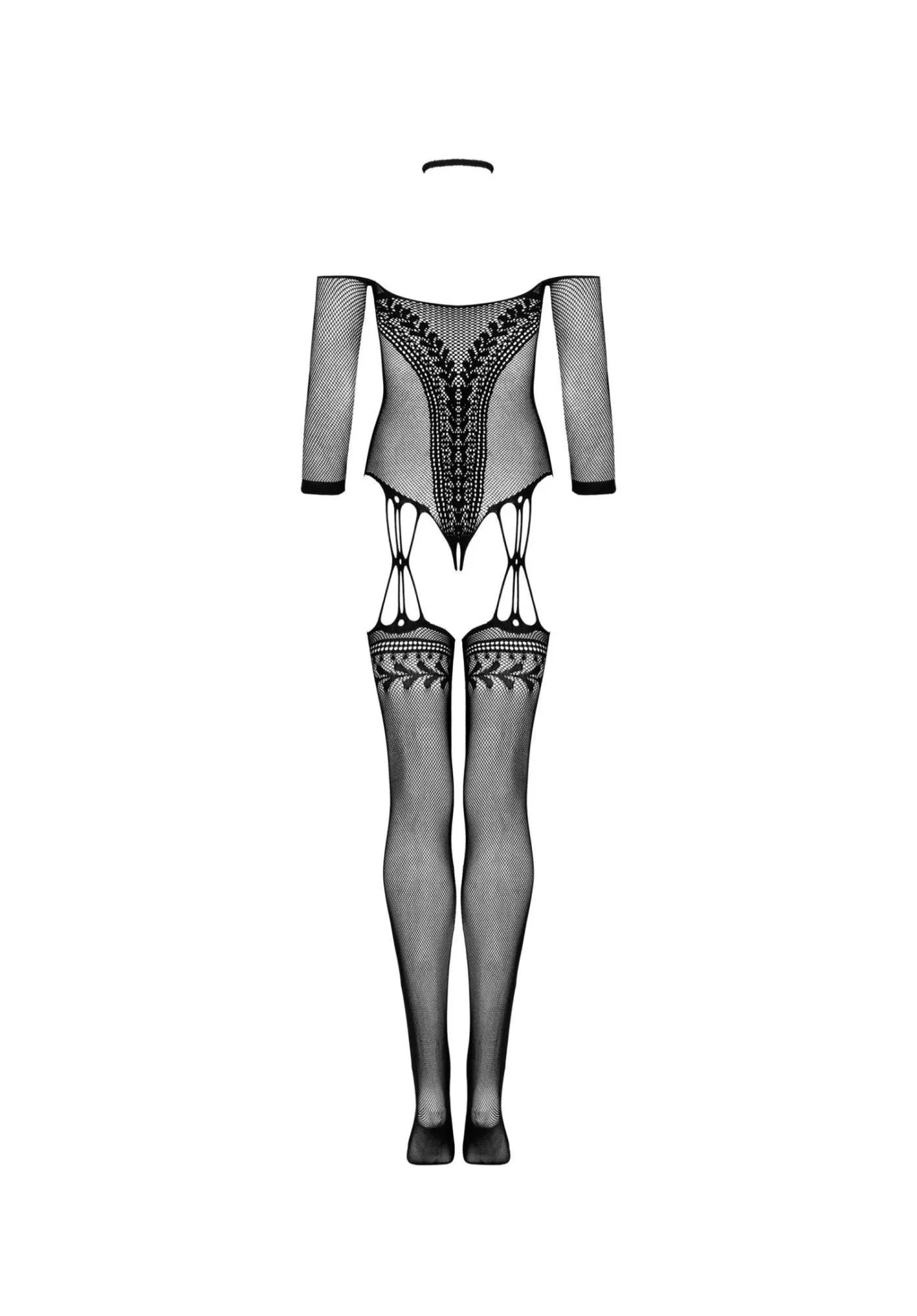 Сексуальный бодистокинг Obsessive G333, S/M/L (черный)