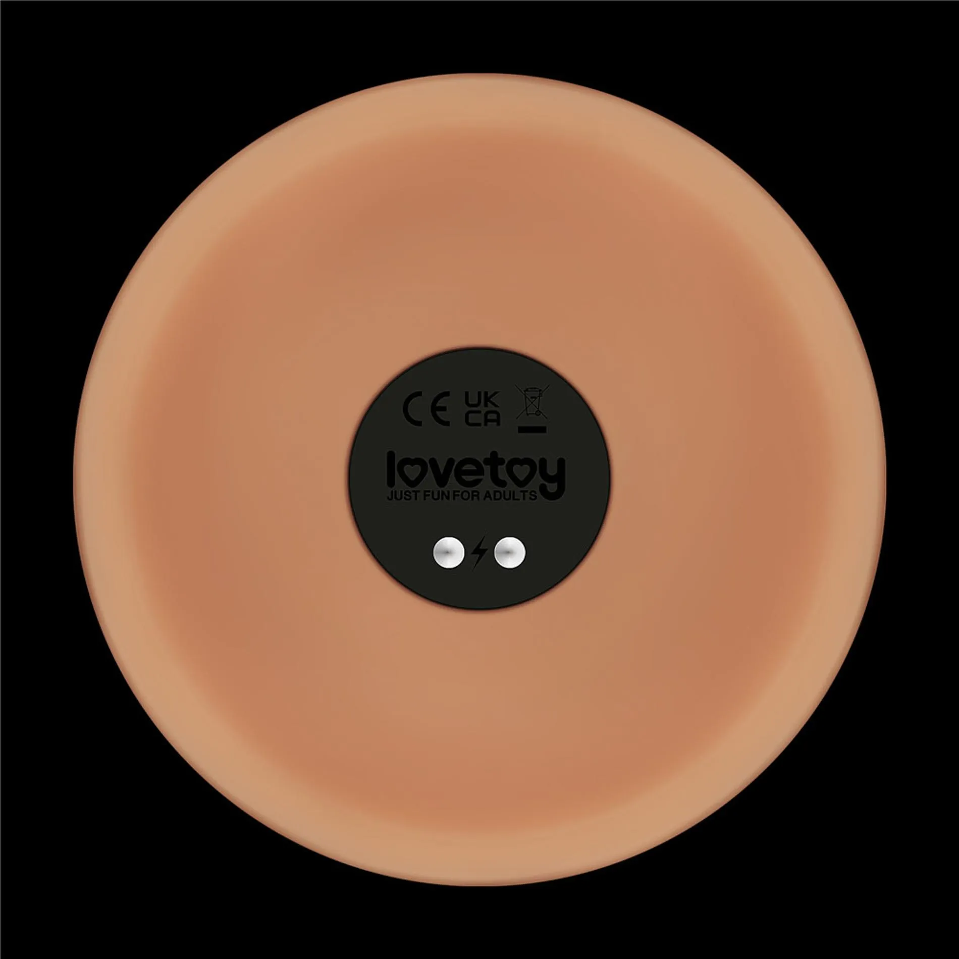 Вібратор Lovetoy Power Basics Cock 10'', 26,2 см (тілесний)
