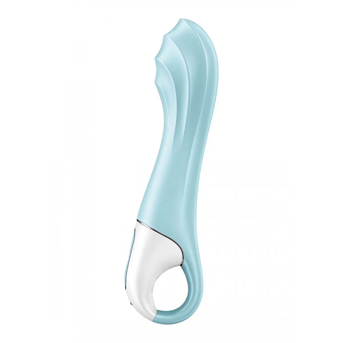Satisfyer Air Pump Vibrator 5+ - Wibrator, Niebieski, 21 cm