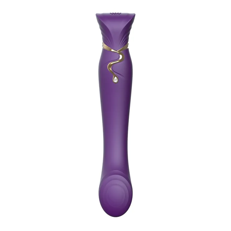Вибратор Zalo Queen G-Spot Pulse Wave, 21,5 см (фиолетовый)