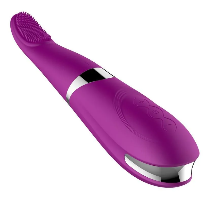 Вибратор для клитора Action No. Six Tongue Vibrator, 19,3 см (фиолетовый)