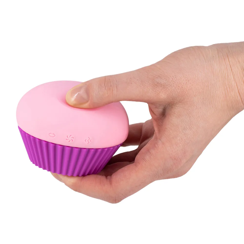 Массажер для клитора Lola Games Magic Cupcake, 5.6 см (розовый)