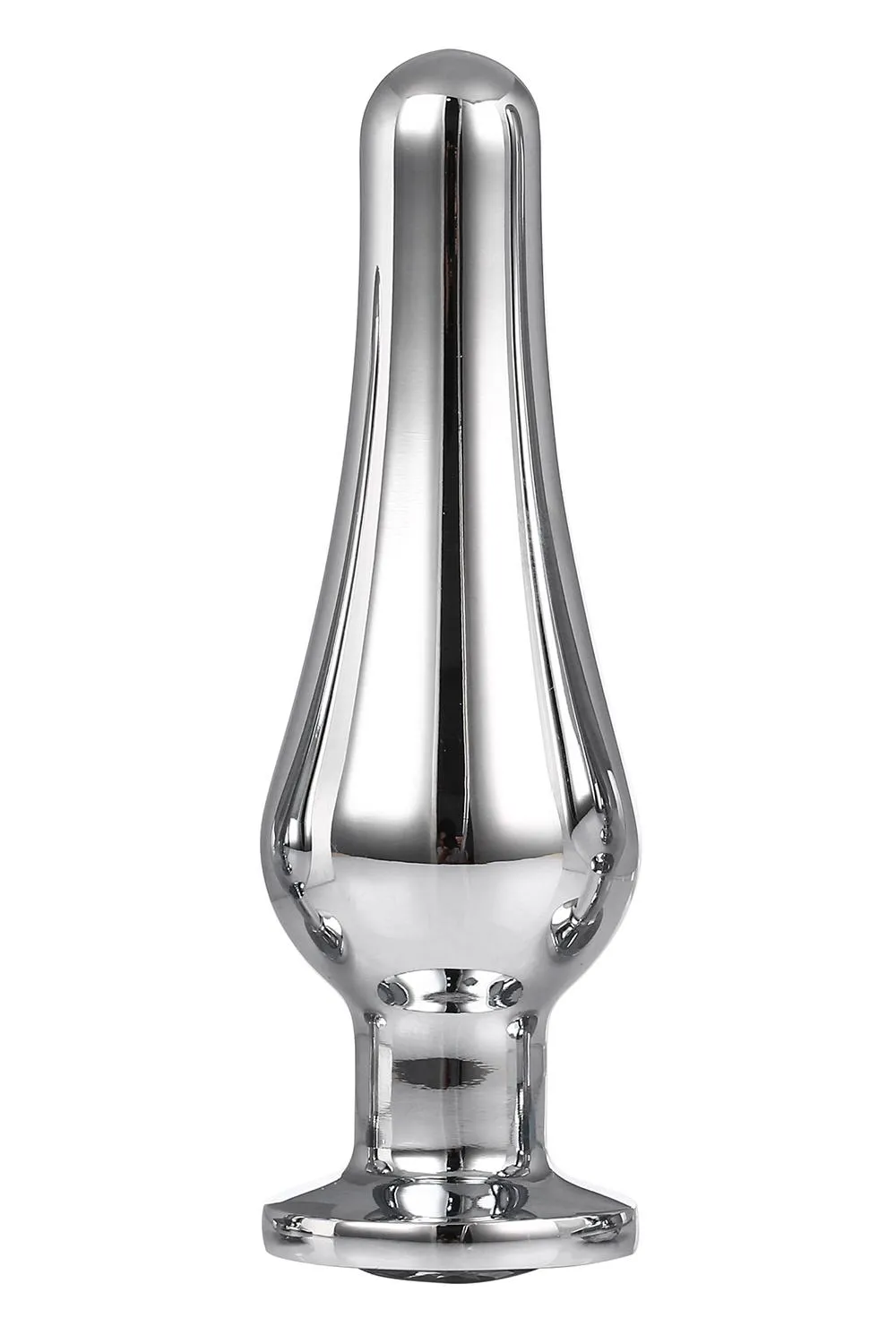 Анальная пробка Gleaming Love Pleasure Plug M, 11 см (серебристый)