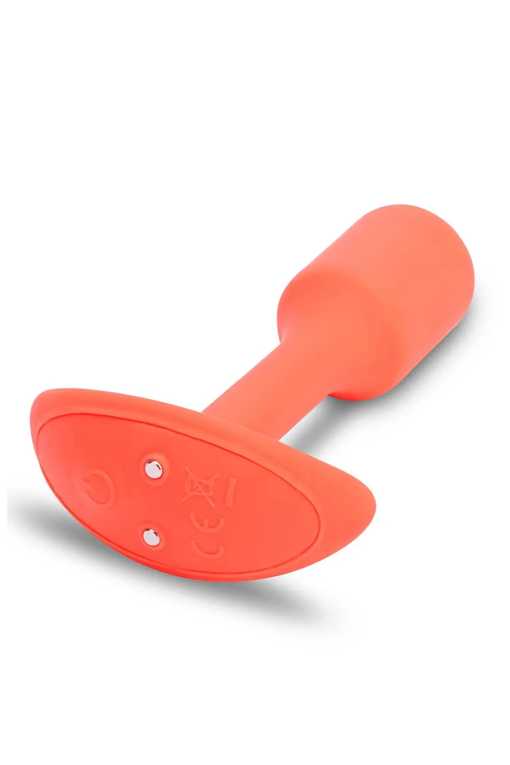 Анальная пробка B-Vibe Vibrating Snug Plug 1, 10 см (оранжевый)