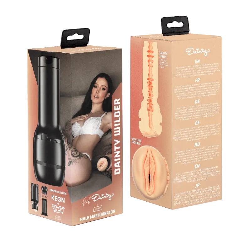 Kiiroo Feel Dainty - Masturbator, W kolorze cielistym, 22, 4 cm