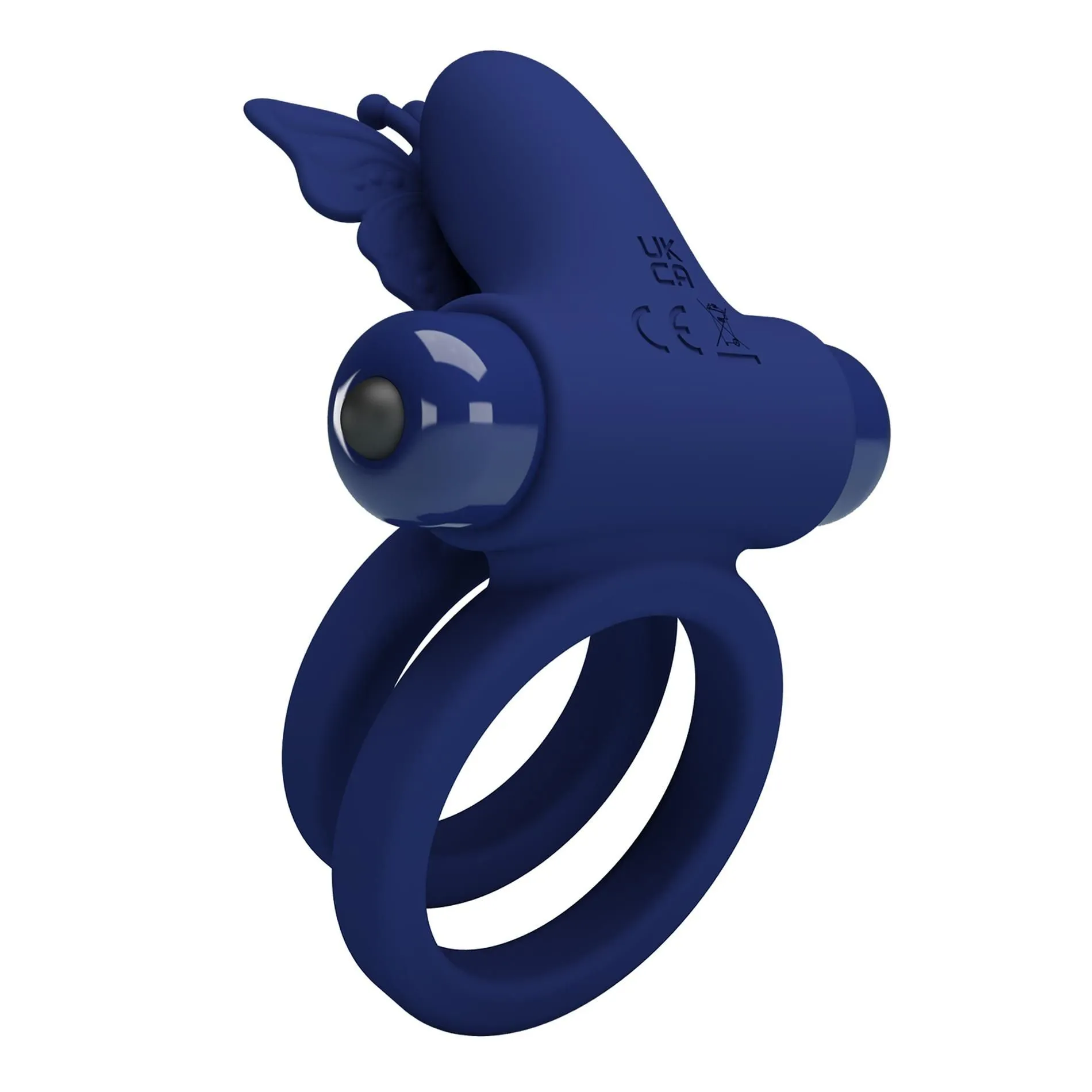 Віброкільце Pretty Love Passionate Ring (синій)
