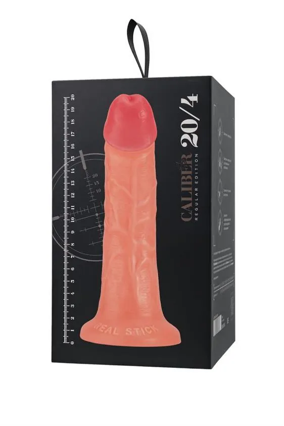 Фаллоимитатор RealStick Caliber 20/4, 20 см (телесный)