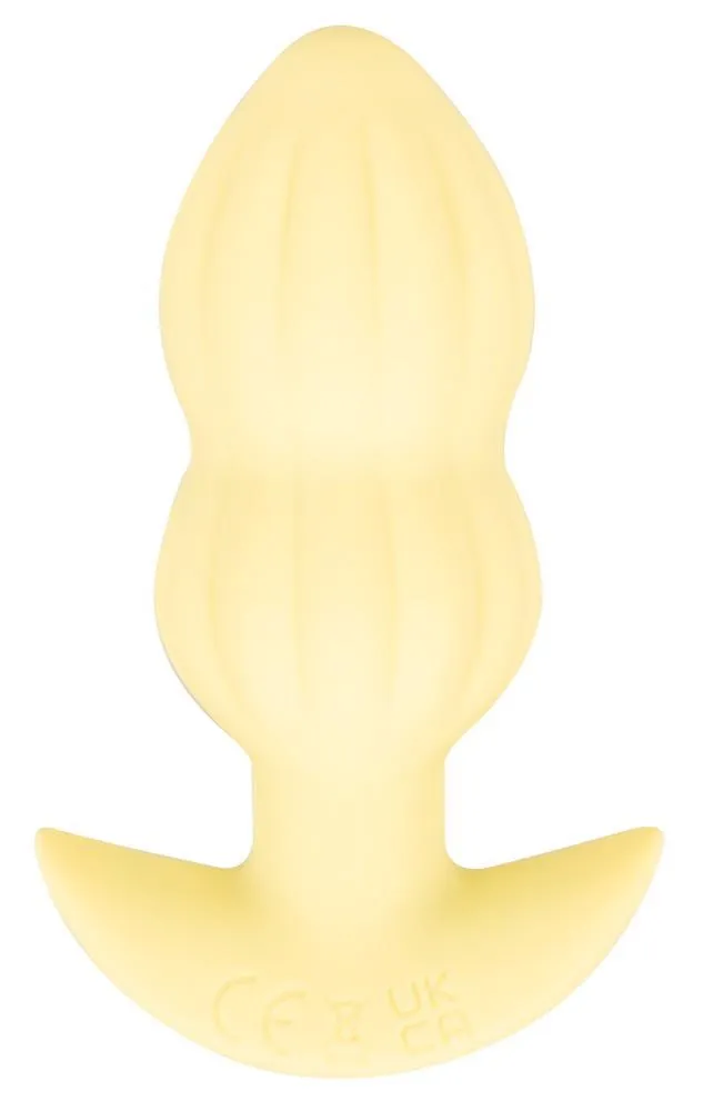 Анальная пробка Cuties Mini Butt Plug, 8 см (желтый)