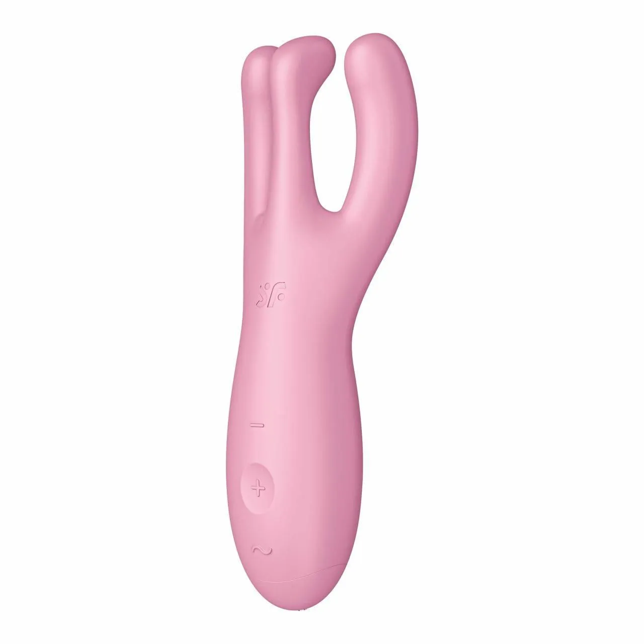 Вібратор для клітора Satisfyer Threesome 4, 14 см (рожевий)