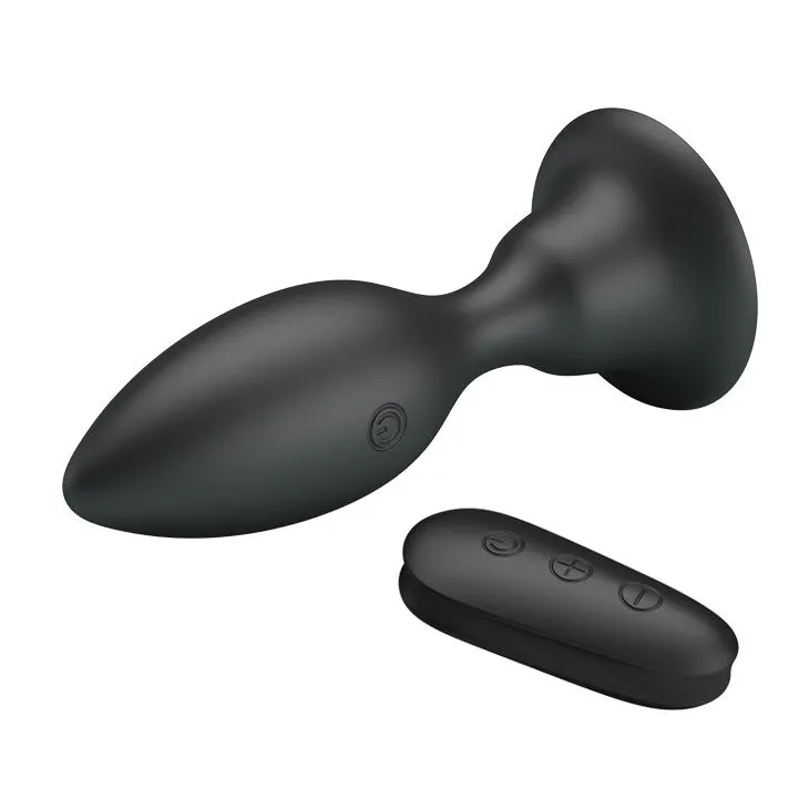 Анальная пробка MR Play Vibrating Anal Plug, 10.8 см (черный)