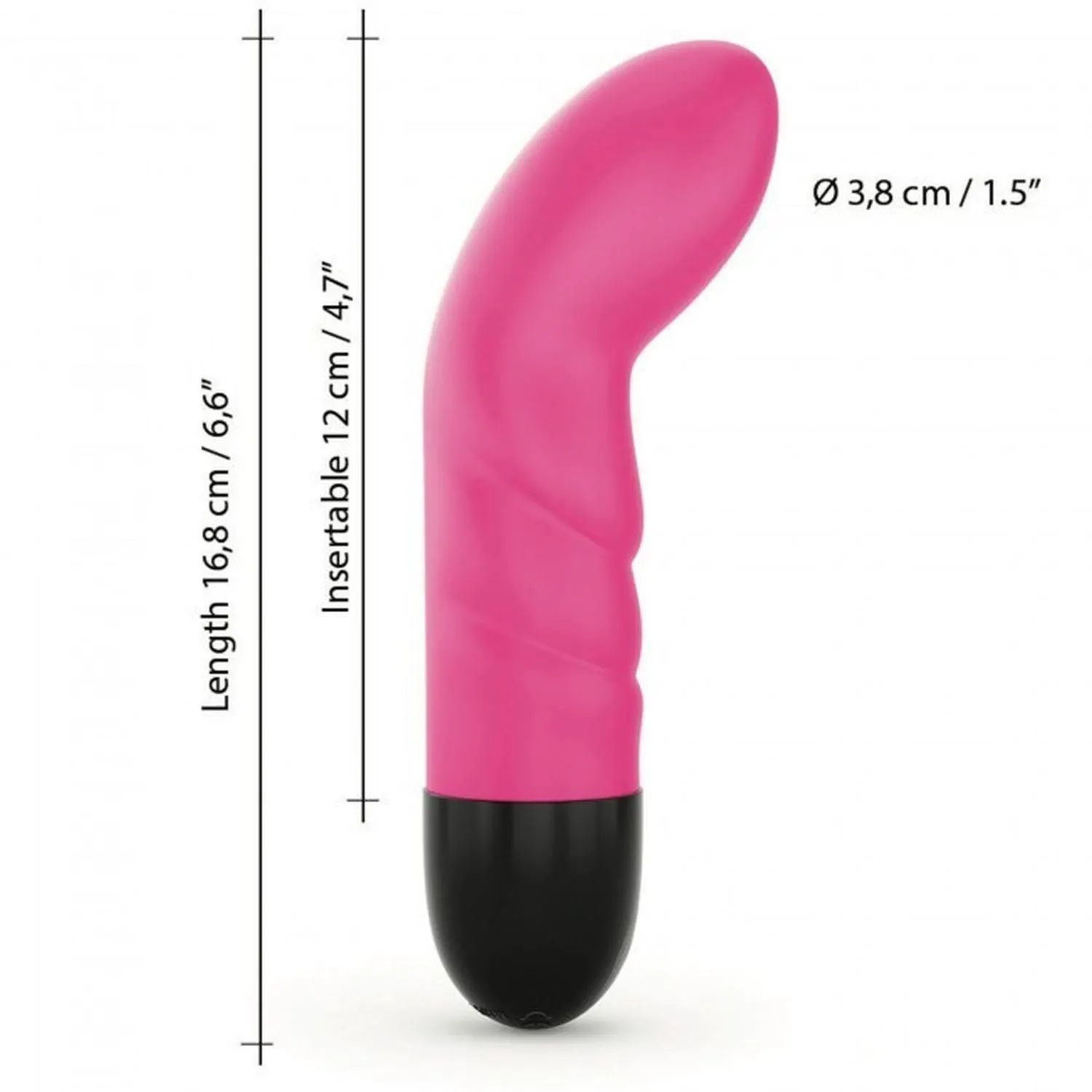 Вібратор для точки G Dorcel Expert G 2.0, 15 см (рожевий)