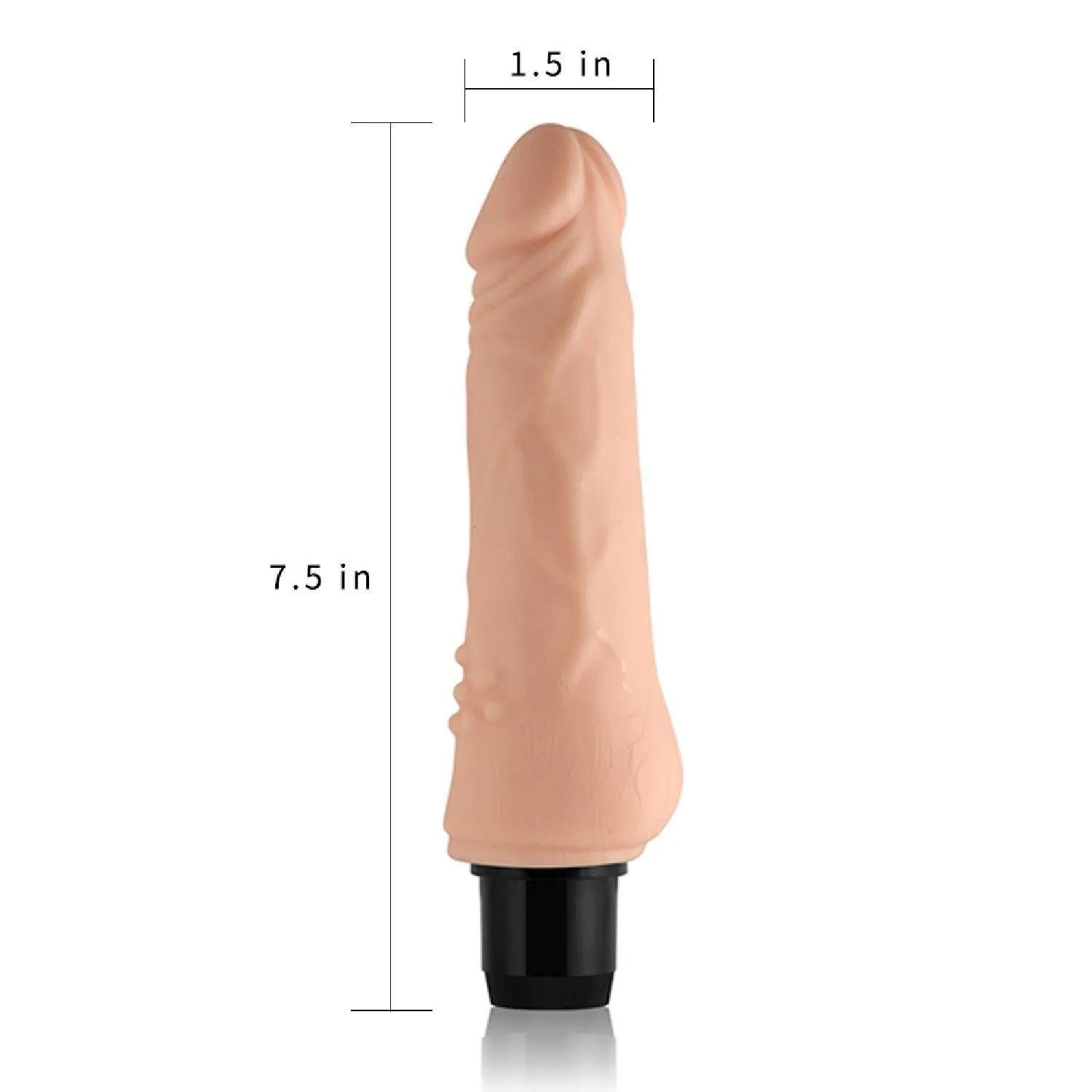 Вибратор LoveToy Reel Feel Flesh 7,5 ", 19 см (телесный)