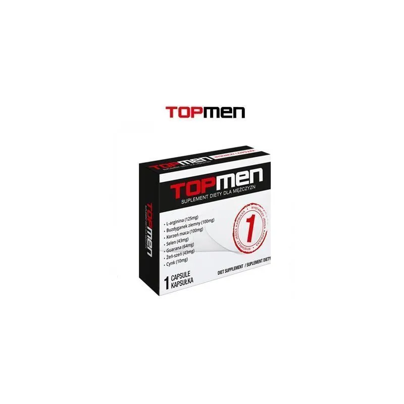 Таблетки для ерекції Sexual Health Series TopMen, 1 шт