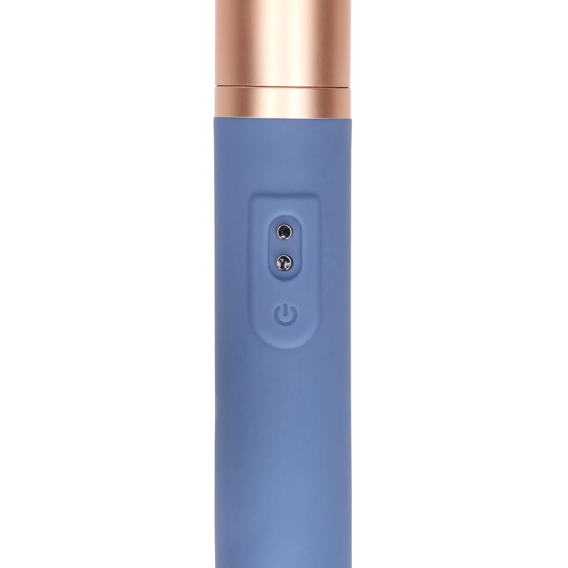 Вібратор Loveline Travel Compartment and Pump, 18.5 см (синій)