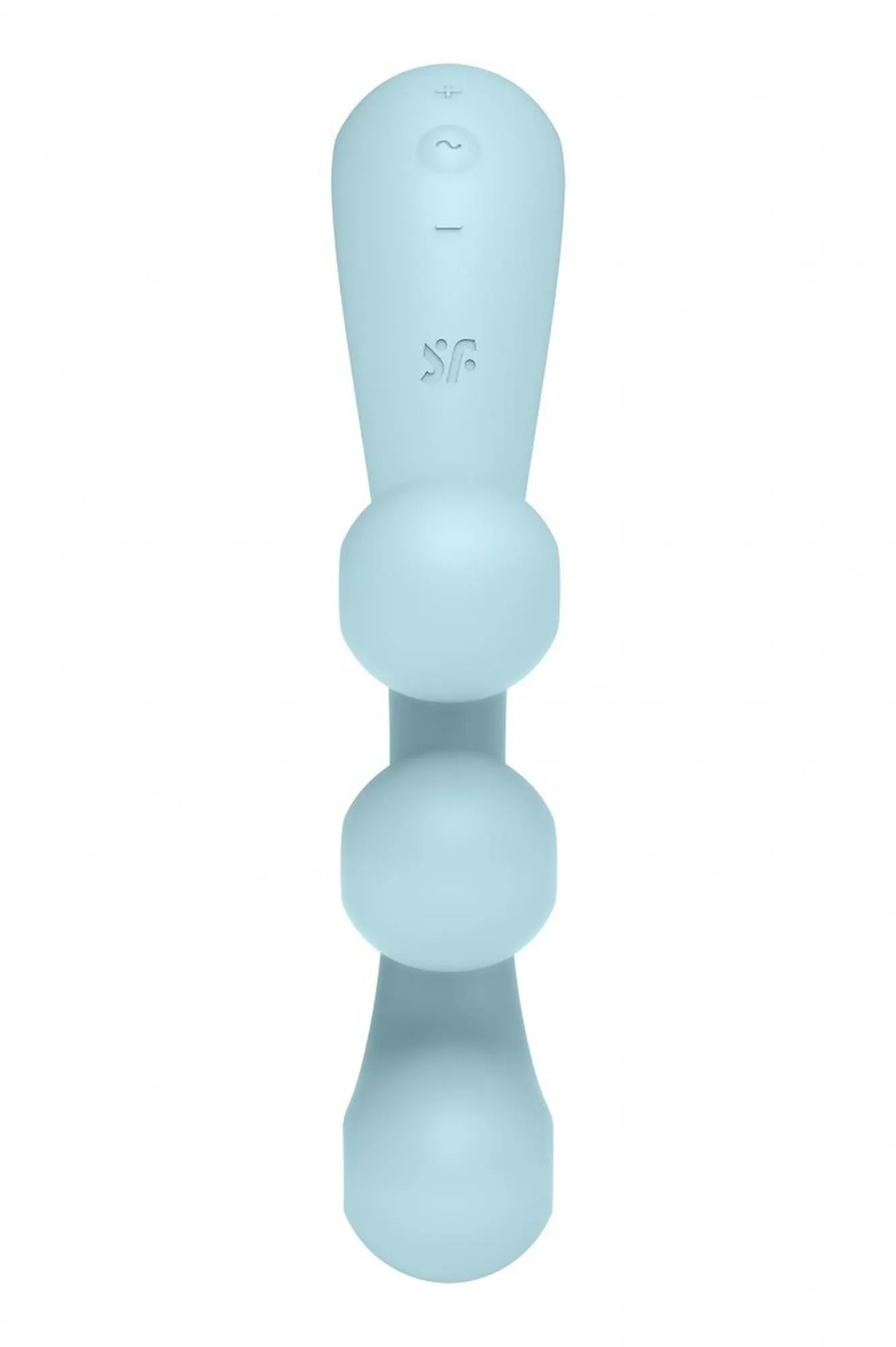 Вибратор для тройной стимуляции Satisfyer Tri Ball 2, 20,5 см (голубой)