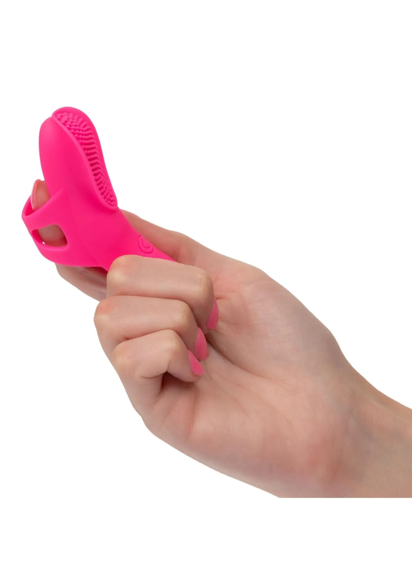 CalExotics The Nubby Vibe - Wibrator na palec, Różowy, 9 cm