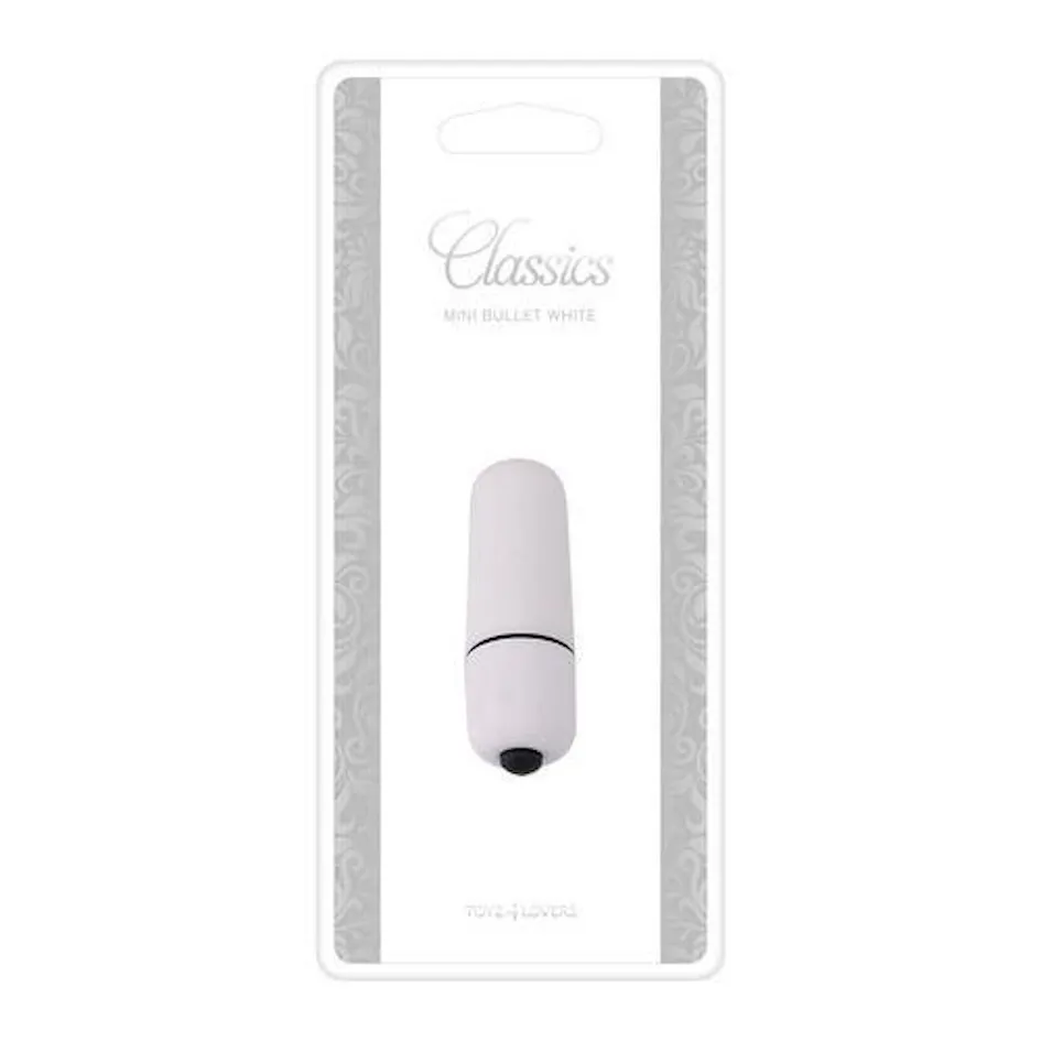 Toyz4lovers Classics Mini Bullet - Mini-wibrator, Biały, 5.5 cm