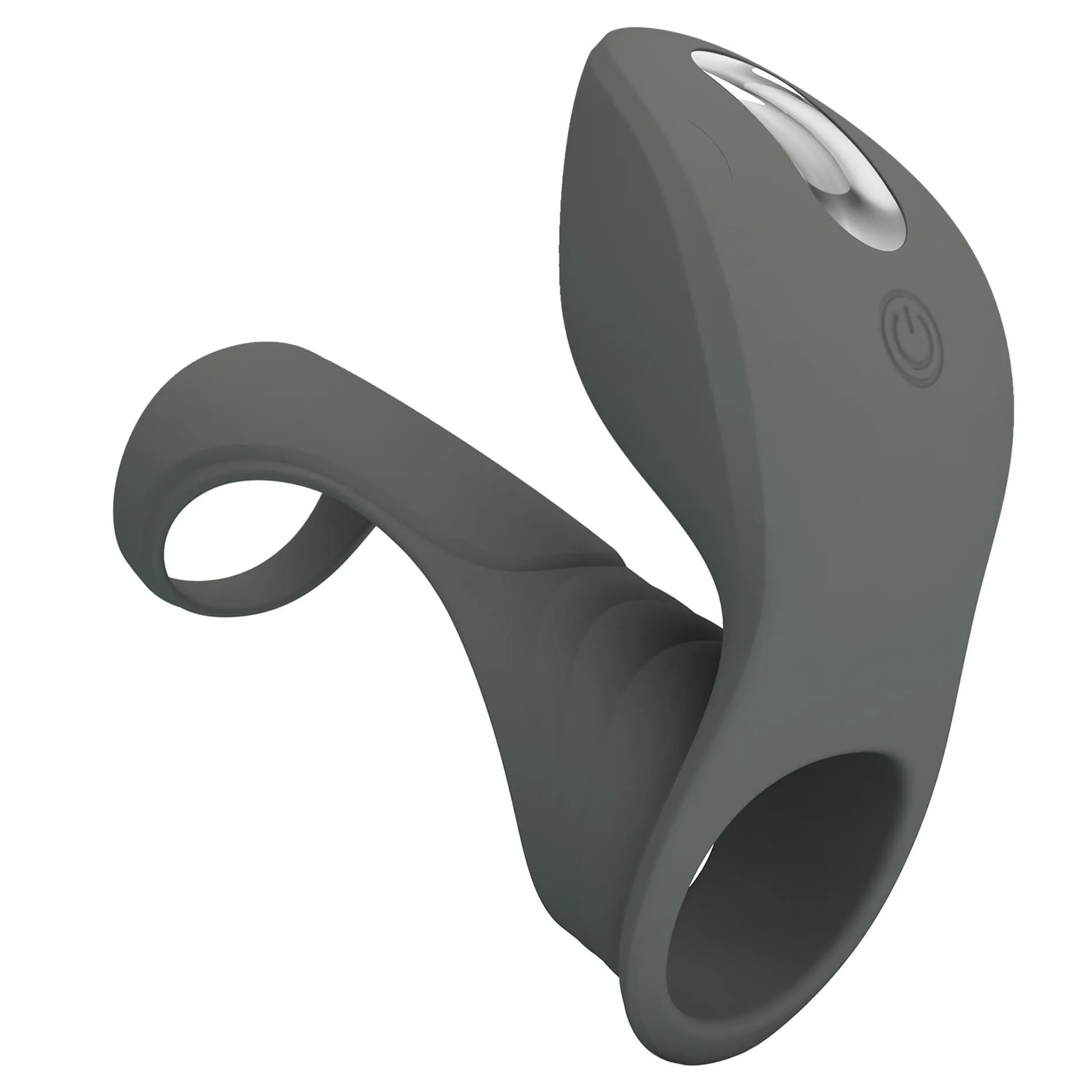 Nasadka do penisa Pretty Love Master Ring, 9 cm (szary)