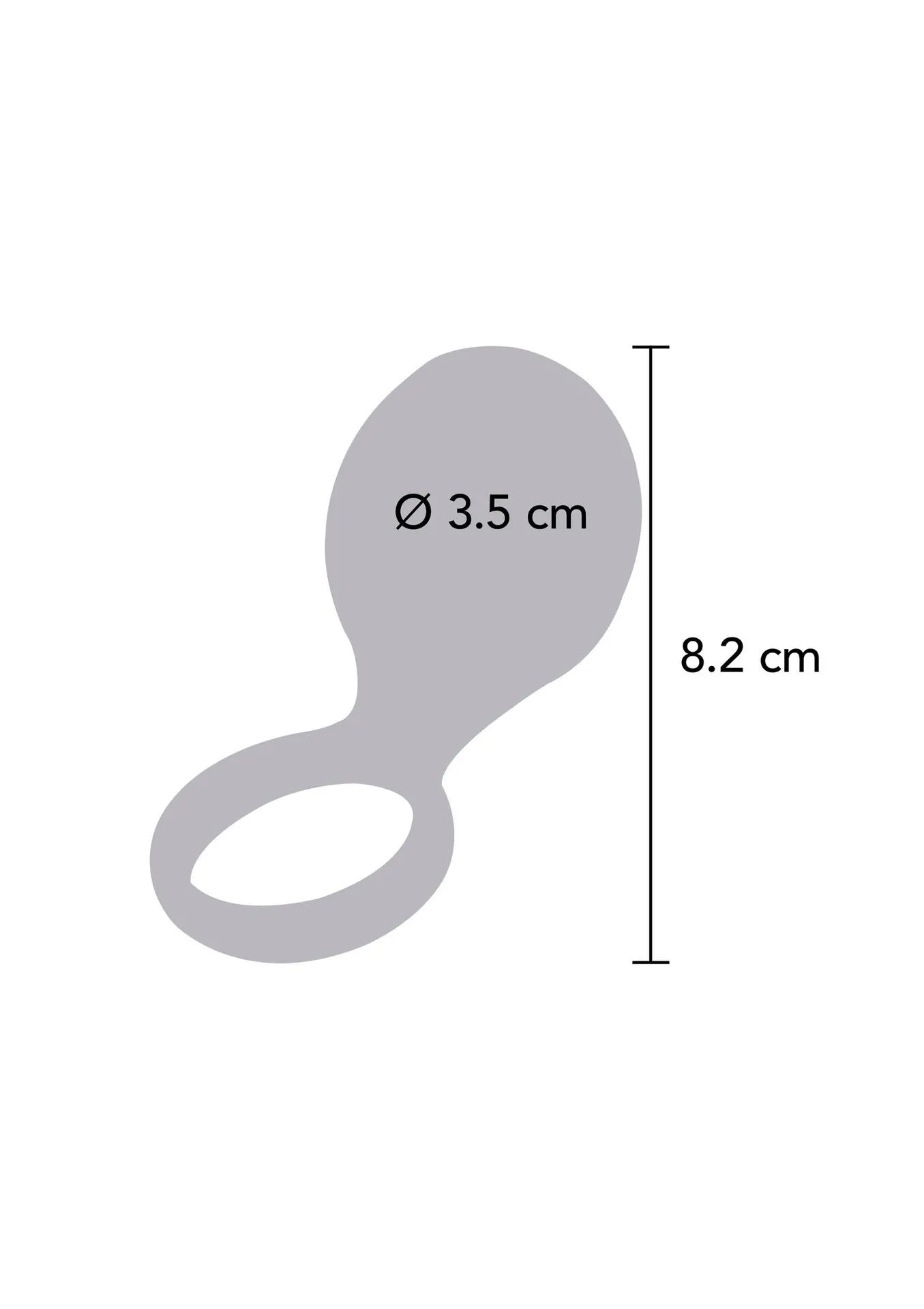 Виброкольцо Toy Joy Happiness Tickle Brush C-Ring, 8.2 см (голубой)
