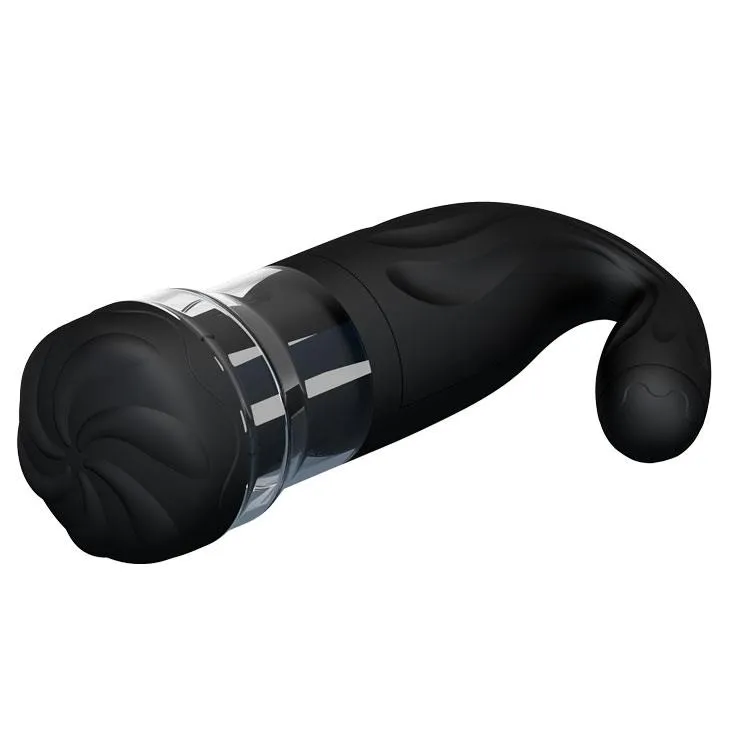 Pretty Love Breton multifunction - Masturbator, Czarny, 27.3 cm