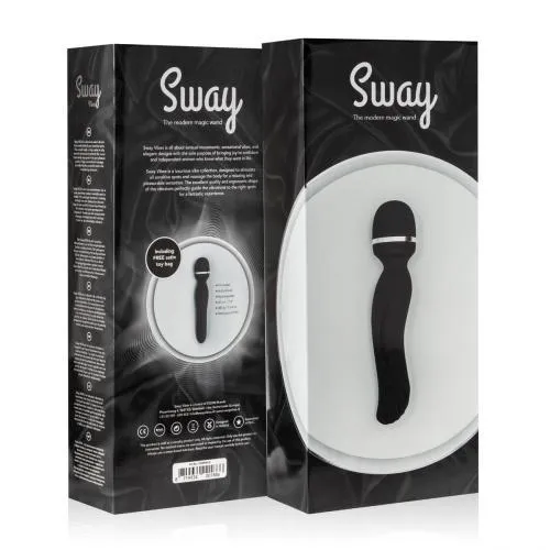Вибратор Sway Vibes No.4, 20 см (черный)