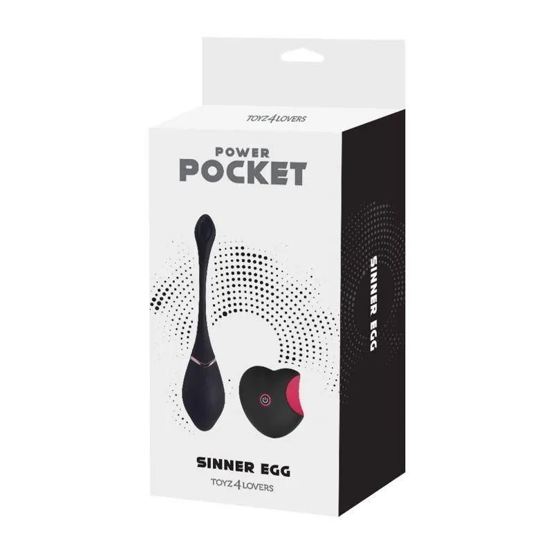 Виброяйцо Toyz4lovers Ovulo Vivie, 17 см (черный)