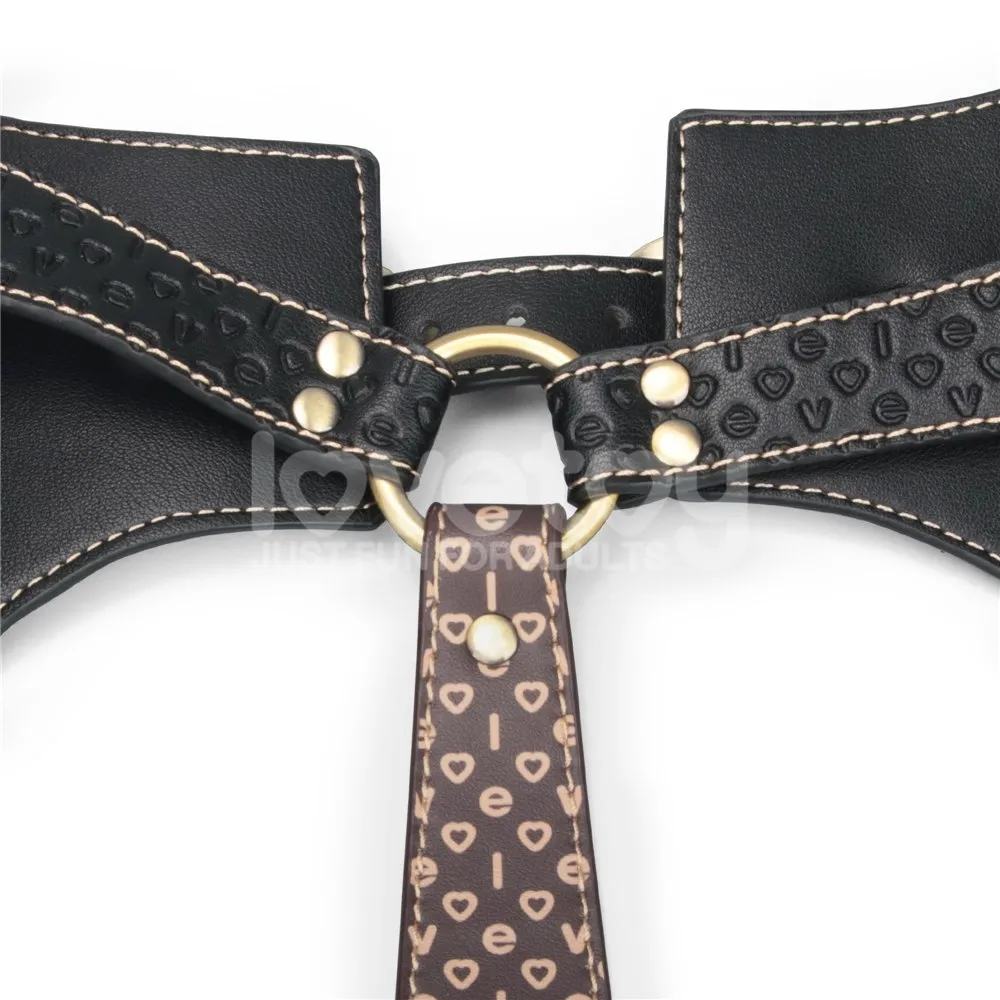 Портупея Rebellion Reign Full Body Harness регульована (чорний)