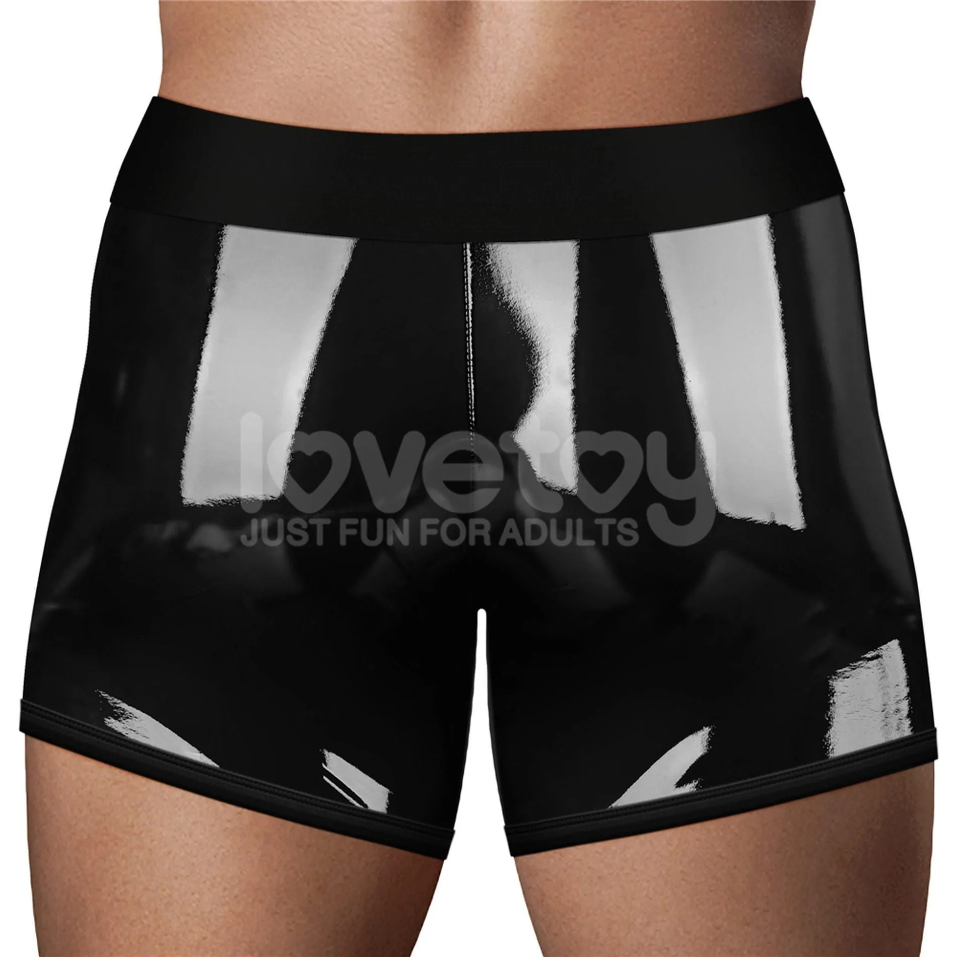 Труси для страпону Lovetoy Chic Strap-On Shorts, 28-31 (чорний)