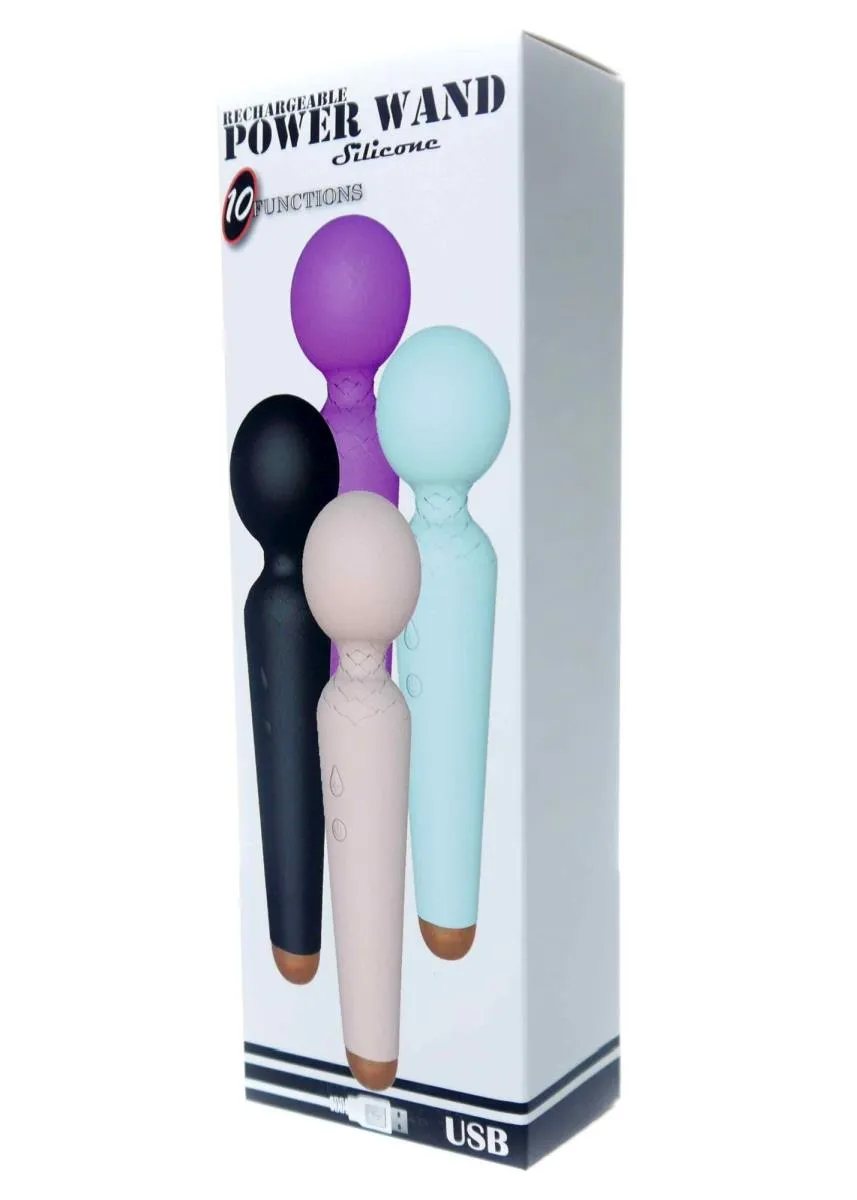 Массажер B - Series Magic Power Wand, 19.5 см (фиолетовый)