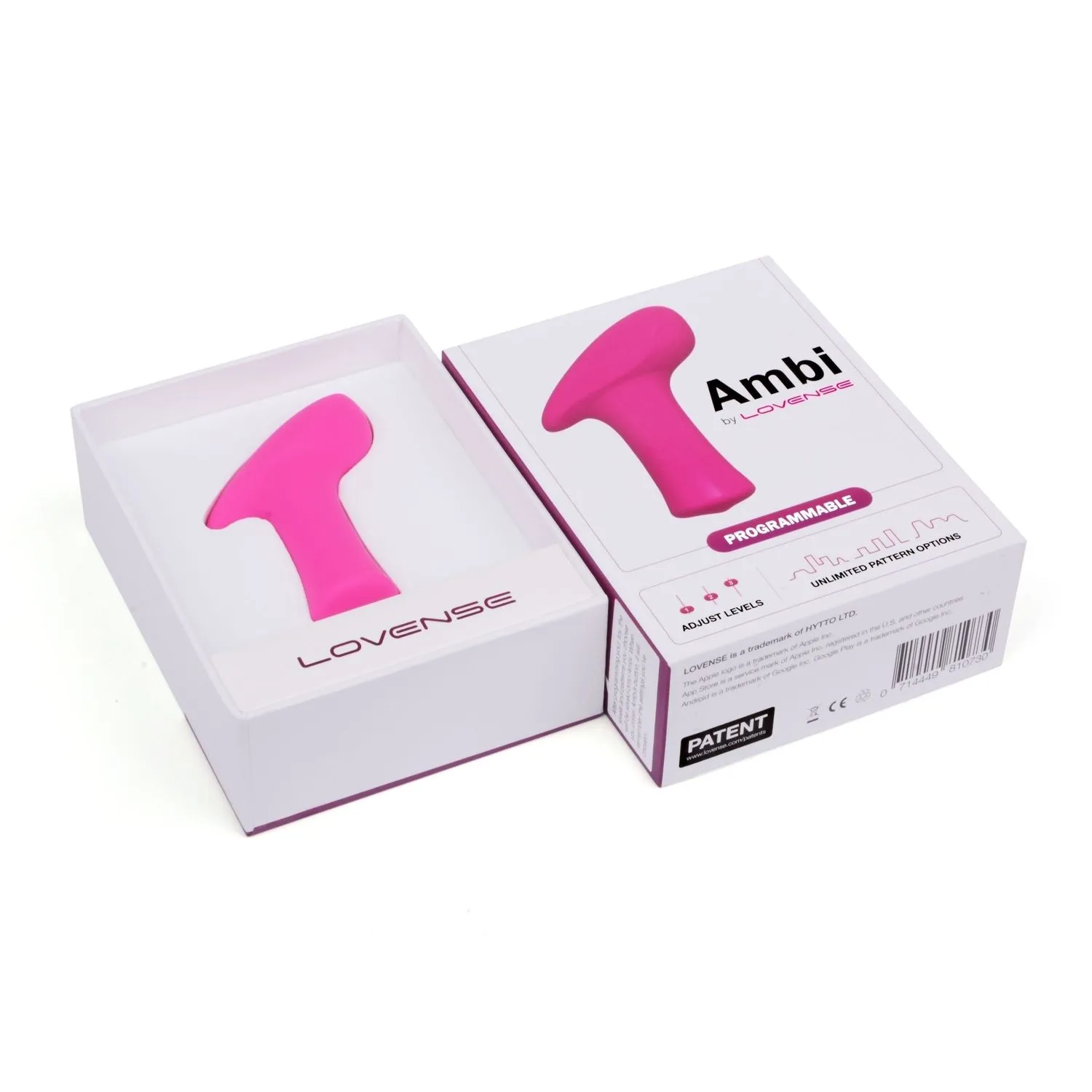 Вибратор для клитора Lovense Ambi, 8,6 см (розовый)
