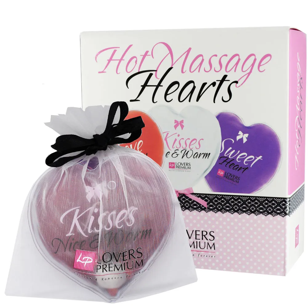 Массажное сердце LoversPremium Hot Massage Hearts, набор из 3 шт