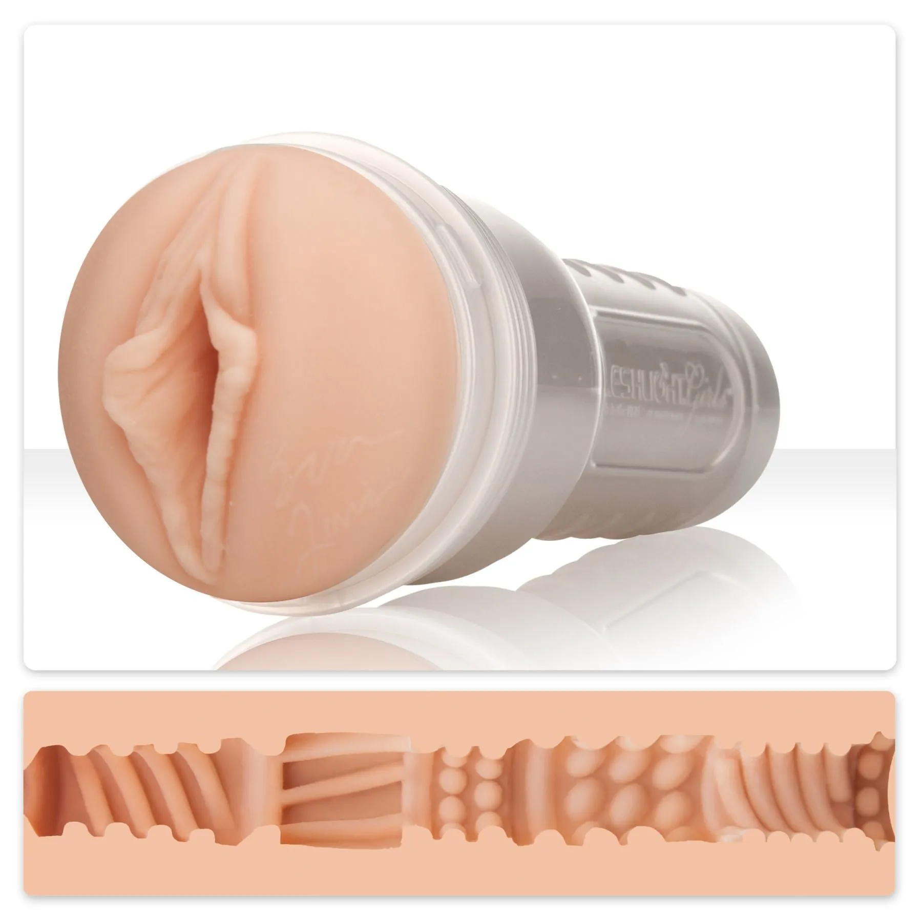 Реалістичний мастурбатор Fleshlight Eva Lovia Sugar (тілесний)