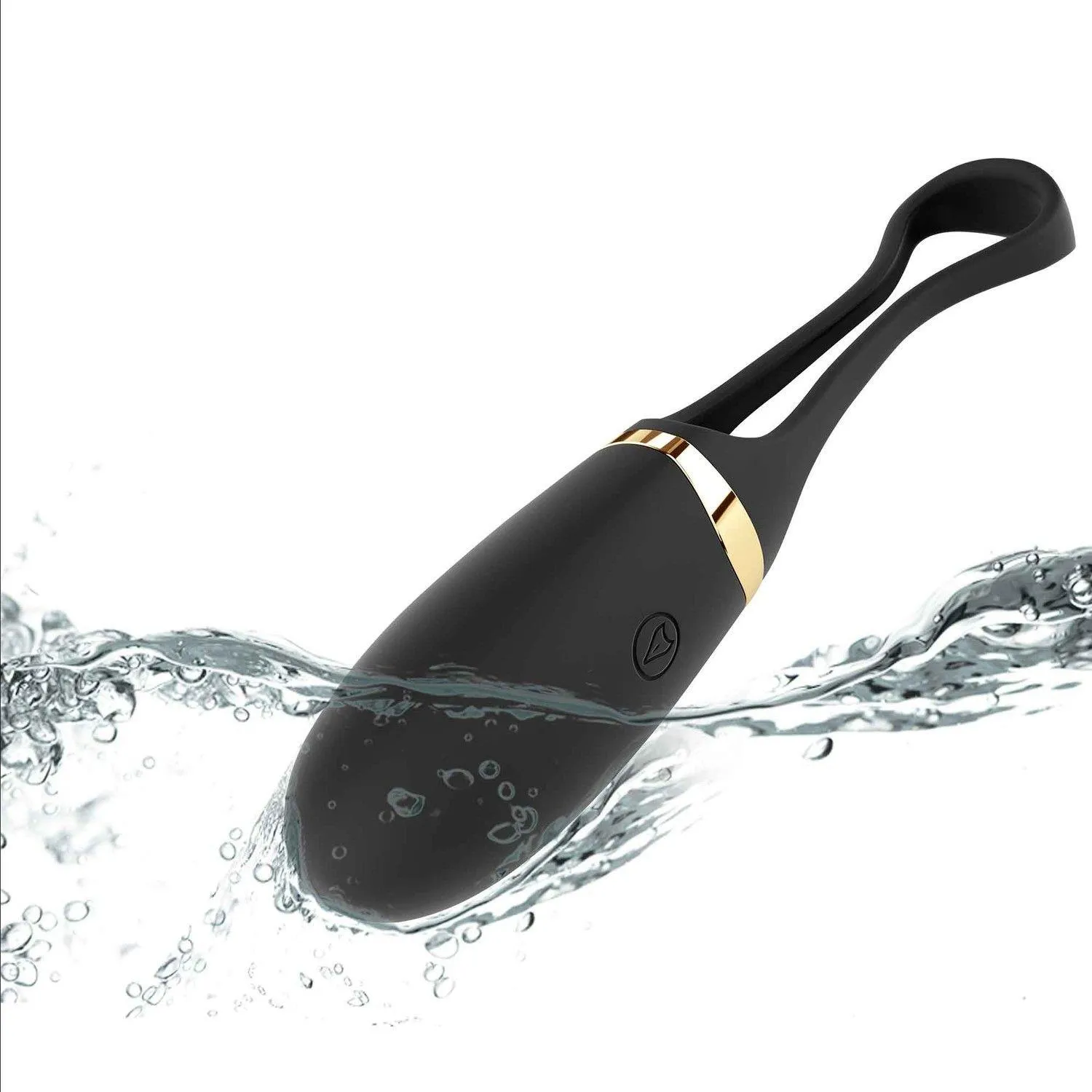 Dorcel Secret Delight Gold - Wibrujące jajko, Czarny, 12, 5 cm