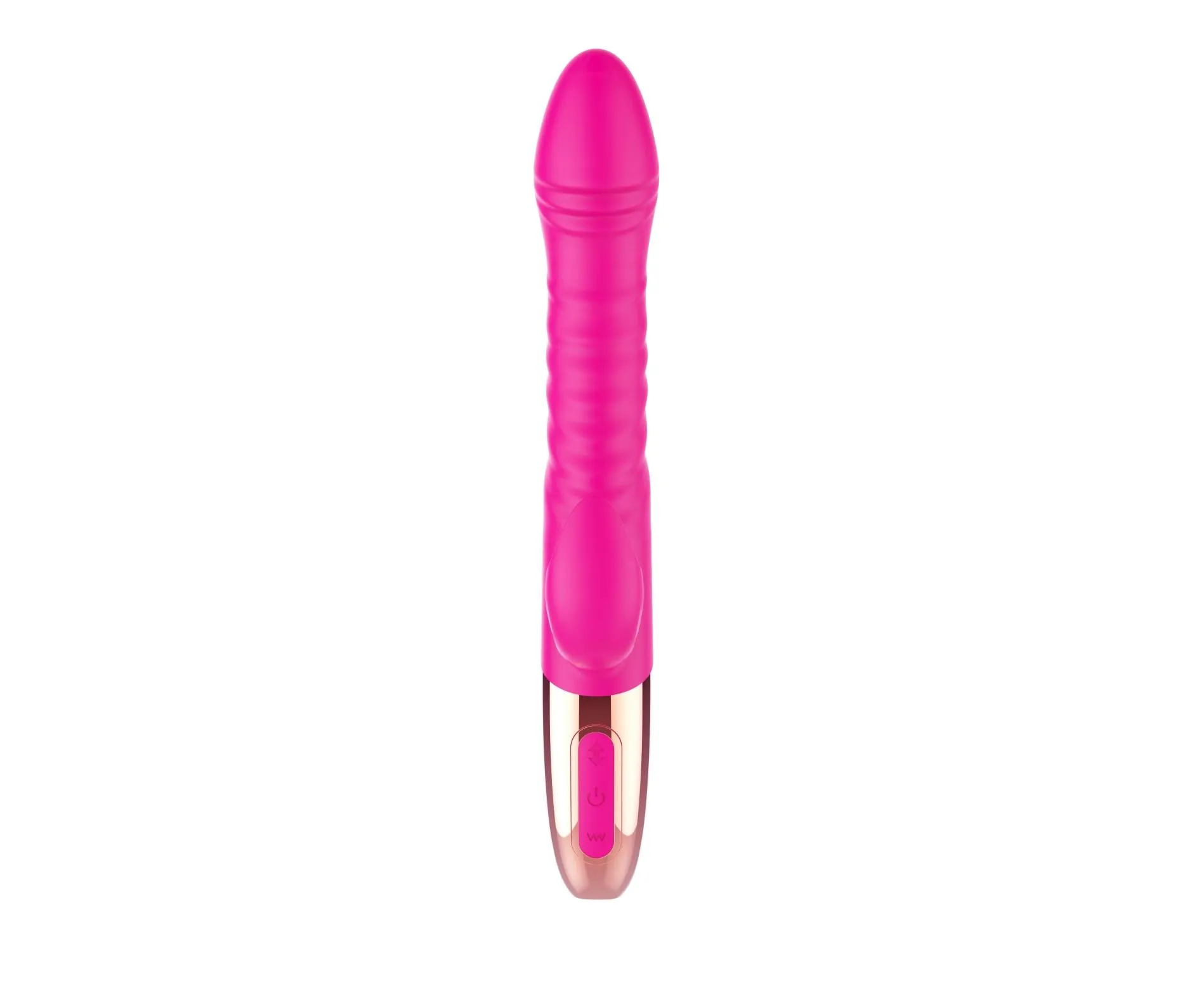 Вібратор-кролик B - Series Magic Rechargeable Thrusting, 19 см (рожевий)