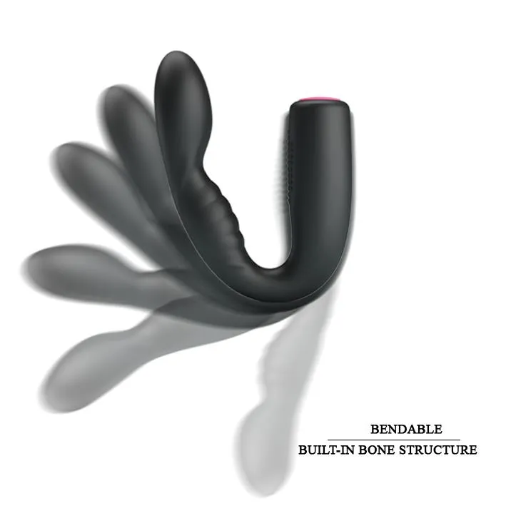 Pretty Love Quintion - Wibrator, Czarny, 14 cm