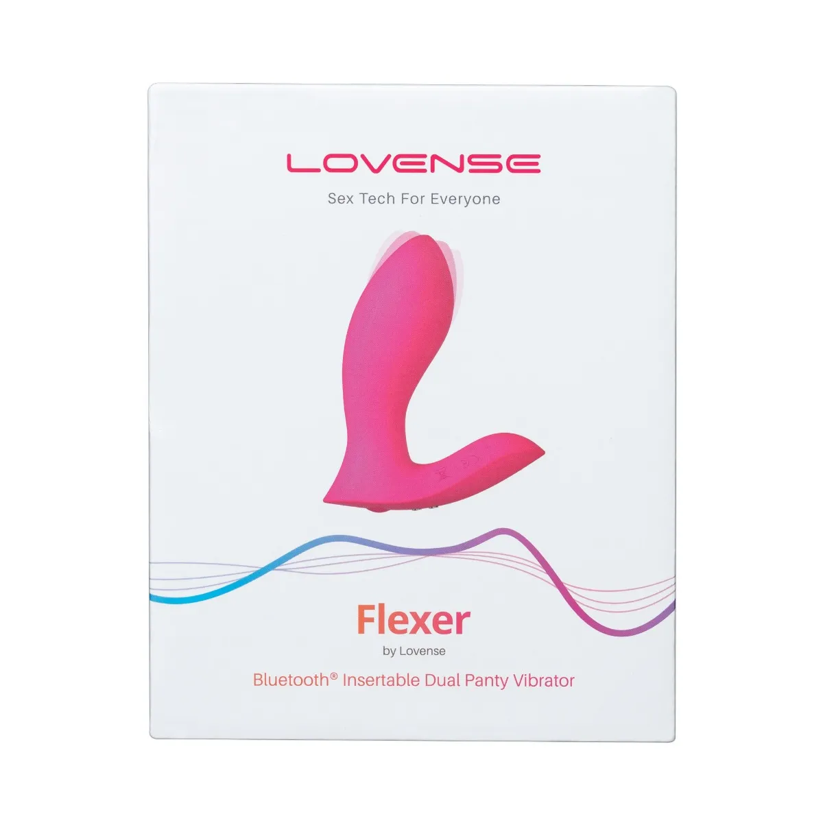 Lovense Flexer - Wibrator, Różowy, 10, 1 cm