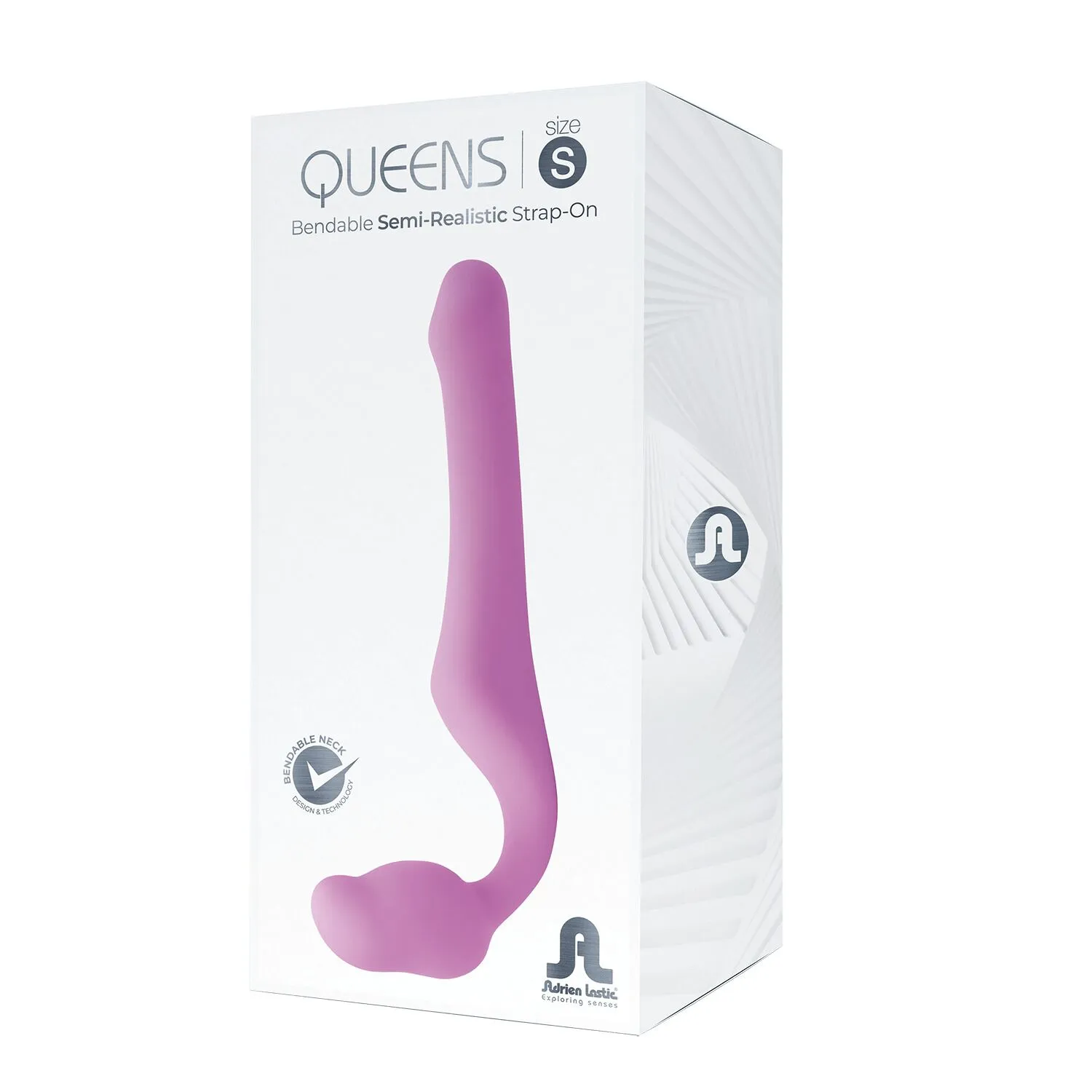 Страпон Adrien Lastic Queens S, 18,4 см (фиолетовый)