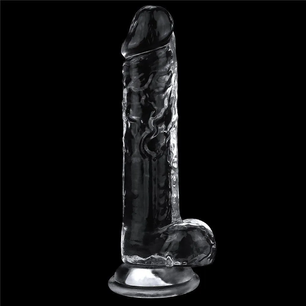 Фалоімітатор Flawless Clear Dildo 7.5', 19 см (прозорий)