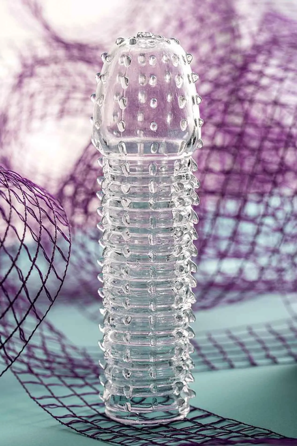 Toyfa Penis Extender - Nakładka na penisa, Przezroczysty, 15.2 cm