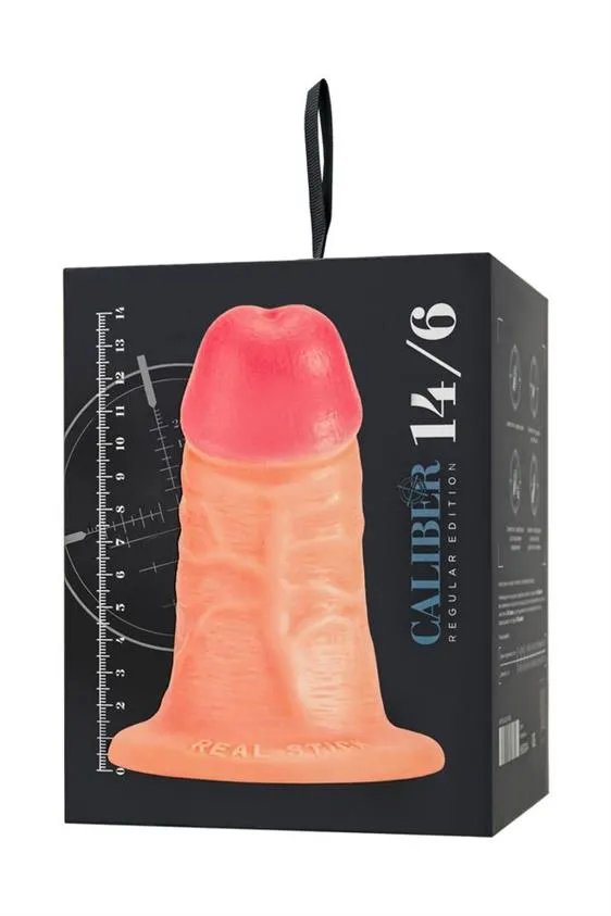 Фаллоимитатор RealStick Caliber, 14 см (телесный)