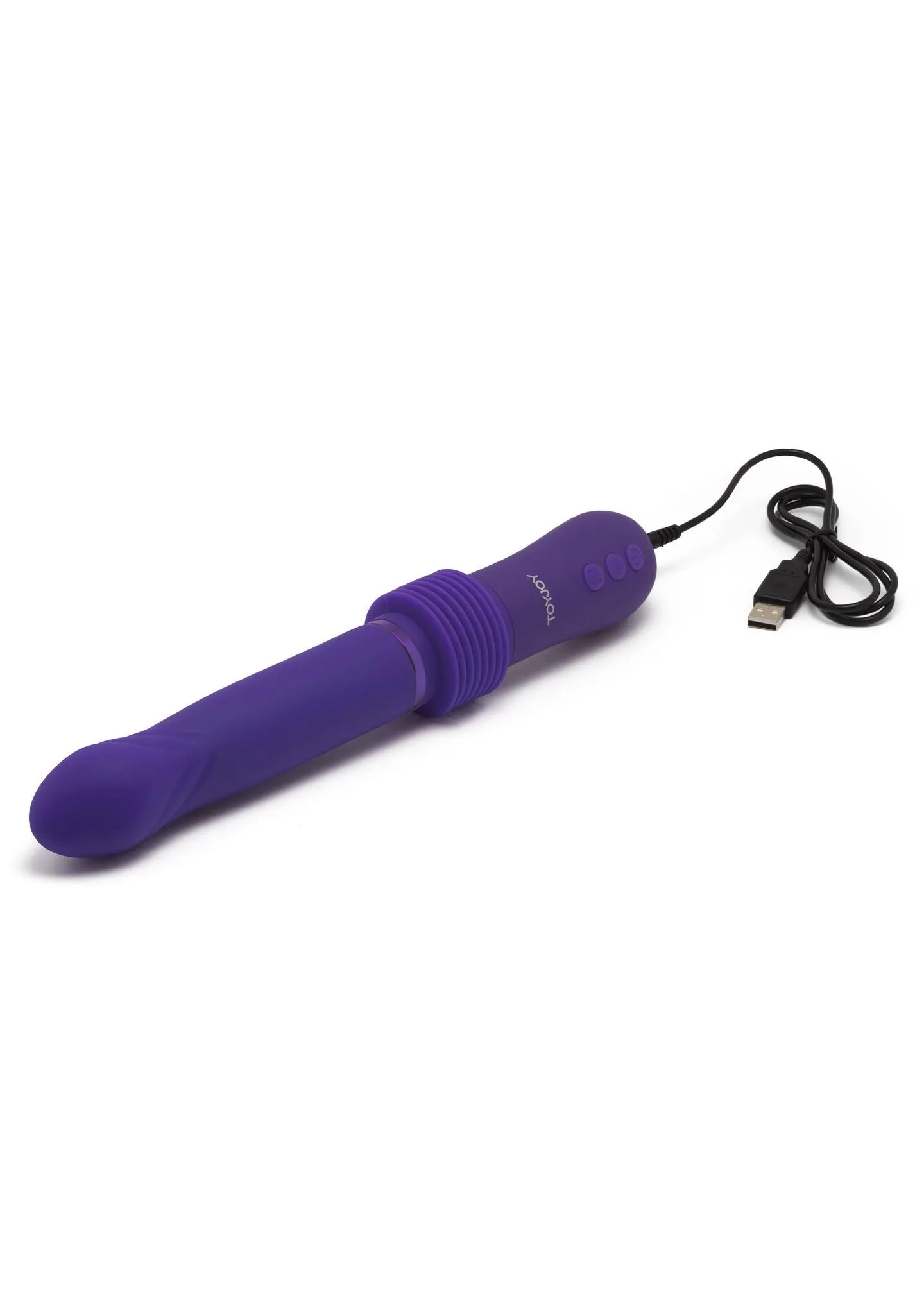 Вибратор ToyJoy Magnum Opus Supreme Thruster 2, 31 см (фиолетовый)