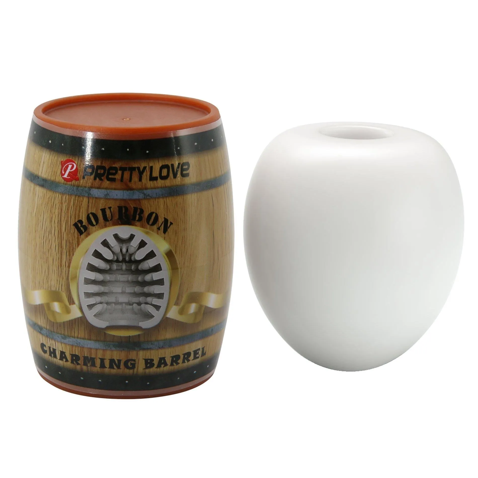 Мастурбатор яйце Pretty Love Bourbon Charming Barrel (білий)