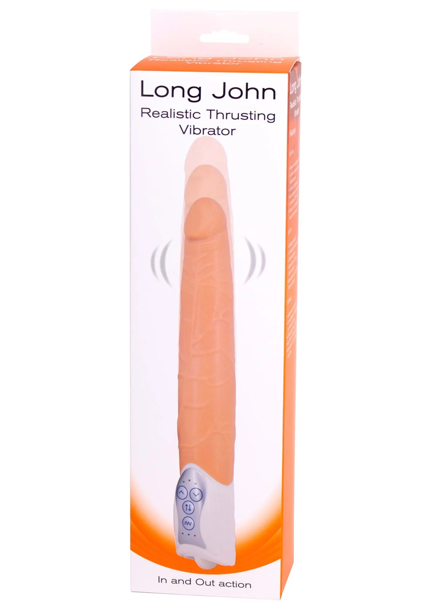 Seven Creations Long John - Realistyczny wibrator, W kolorze cielistym, 17 cm