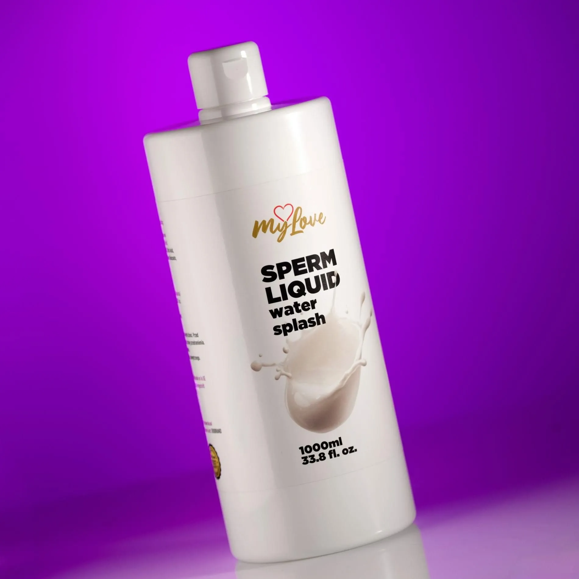 MyLove Sperm Liquid Water Splash - Lubrykant na bazie wody, Bezzapachowy, 1000 ml